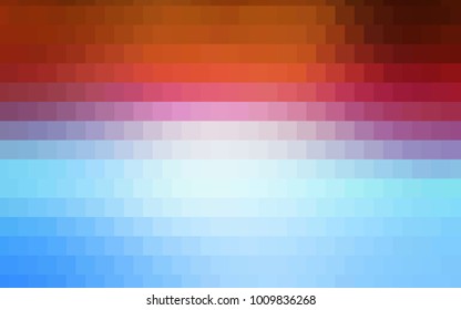 Light BLUE vector abstract textured polygonal background. Blurry rectangular design. The pattern with repeating rectangles can be used for background.