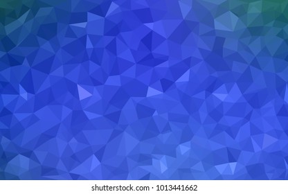 Light BLUE vector abstract textured polygonal background. Blurry triangle design. Pattern can be used for background.