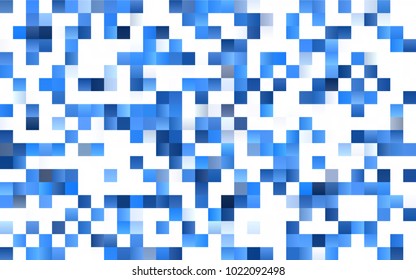 Light BLUE vector abstract textured polygonal background. Blurry rectangular design. The pattern with repeating rectangles can be used for background.