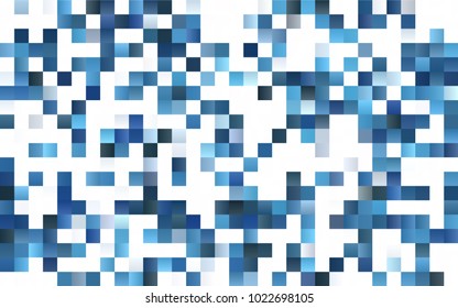 Light BLUE vector abstract textured polygonal background. Blurry rectangular design. The pattern with repeating rectangles can be used for background.