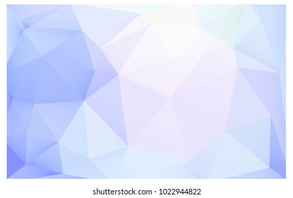 Light BLUE vector abstract textured polygonal background. Blurry triangle design. Pattern can be used for background.