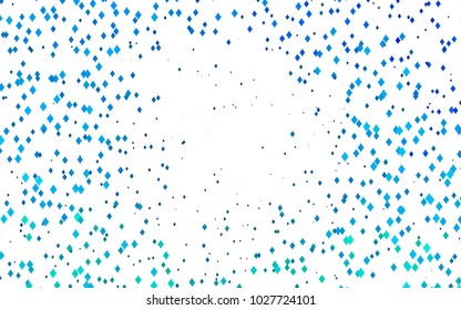 Light BLUE vector abstract textured polygonal background. Blurry rectangular design. The pattern with repeating rectangles can be used for background.