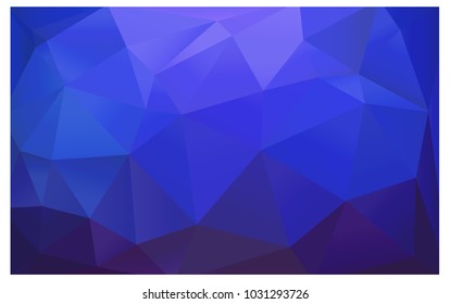 Light BLUE vector abstract textured polygonal background. Blurry triangle design. Pattern can be used for background.