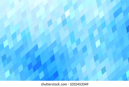 Light BLUE vector abstract textured polygonal background. Blurry rectangular design. The pattern with repeating rectangles can be used for background.