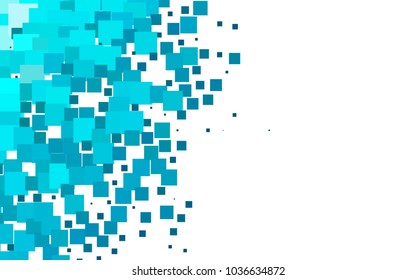 Light BLUE vector abstract textured polygonal background. Blurry rectangular design. The pattern with repeating rectangles can be used for background.