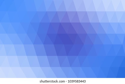 Light BLUE vector abstract textured polygonal background. Blurry triangle design. Pattern can be used for background.