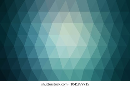 Light BLUE vector abstract textured polygonal background. Blurry triangle design. Pattern can be used for background.