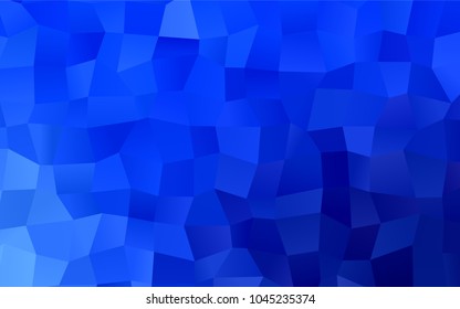 Light BLUE vector abstract textured polygonal background. Blurry rectangular design. The pattern with repeating rectangles can be used for background.
