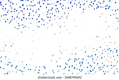 Light BLUE vector abstract textured polygonal background. Blurry rectangular design. The pattern with repeating rectangles can be used for background.
