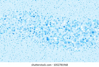 Light BLUE vector abstract textured polygonal background. Blurry rectangular design. The pattern with repeating rectangles can be used for background.