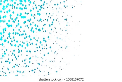 Light BLUE vector abstract textured polygonal background. Blurry rectangular design. The pattern with repeating rectangles can be used for background.