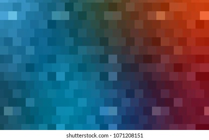 Light BLUE vector abstract textured polygonal background. Blurry rectangular design. The pattern with repeating rectangles can be used for background.