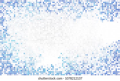 Light BLUE vector abstract textured polygonal background. Blurry rectangular design. The pattern with repeating rectangles can be used for background.