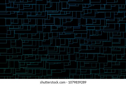 Light BLUE vector abstract textured polygonal background. rectangular design. The pattern with repeating rectangles can be used for background.