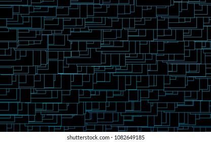 Light BLUE vector abstract textured polygonal background. Blurry rectangular design. The pattern with repeating rectangles can be used for background.