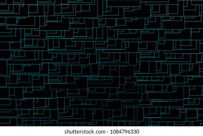 Light BLUE vector abstract textured polygonal background. Blurry rectangular design. The pattern with repeating rectangles can be used for background.