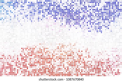 Light BLUE vector abstract textured polygonal background. Blurry rectangular design. The pattern with repeating rectangles can be used for background.