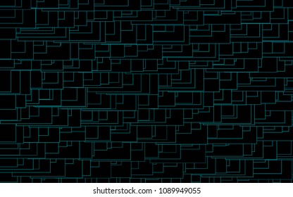 Light BLUE vector abstract textured polygonal background. Blurry rectangular design. The pattern with repeating rectangles can be used for background.