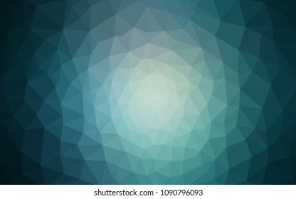 Light BLUE vector abstract textured polygonal background. Blurry triangle design. Pattern can be used for background.
