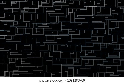 Light BLUE vector abstract textured polygonal background. Blurry rectangular design. The pattern with repeating rectangles can be used for background.
