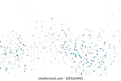 Light BLUE vector abstract textured polygonal background. Blurry rectangular design. The pattern with repeating rectangles can be used for background.