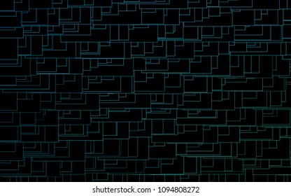Light BLUE vector abstract textured polygonal background. Blurry rectangular design. The pattern with repeating rectangles can be used for background.