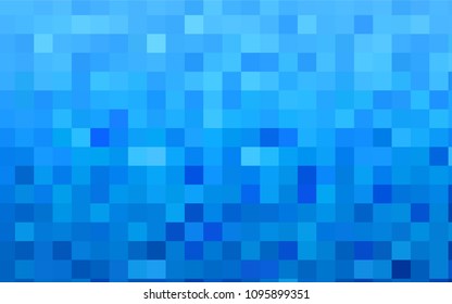Light BLUE vector abstract textured polygonal background. Blurry rectangular design. The pattern with repeating rectangles can be used for background.