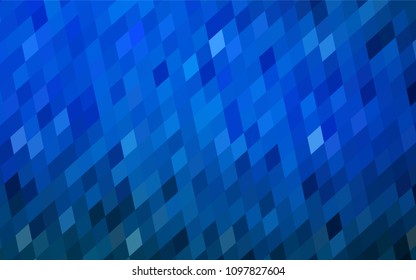 Light BLUE vector abstract textured polygonal background. Blurry rectangular design. The pattern with repeating rectangles can be used for background.