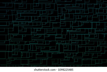 Light BLUE vector abstract textured polygonal background. Blurry rectangular design. The pattern with repeating rectangles can be used for background.