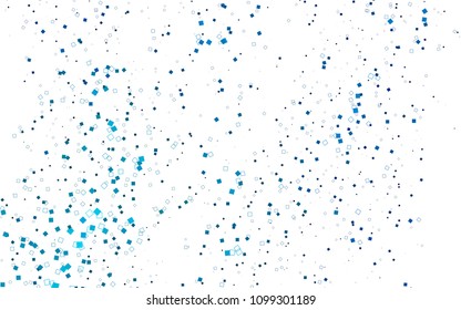Light BLUE vector abstract textured polygonal background. Blurry rectangular design. The pattern with repeating rectangles can be used for background.