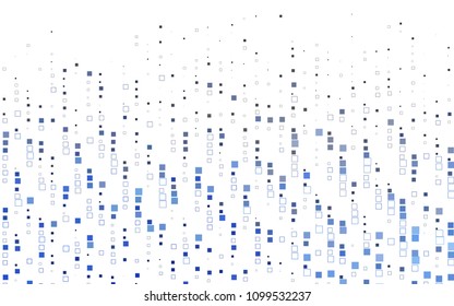 Light BLUE vector abstract textured polygonal background. Blurry rectangular design. The pattern with repeating rectangles can be used for background.