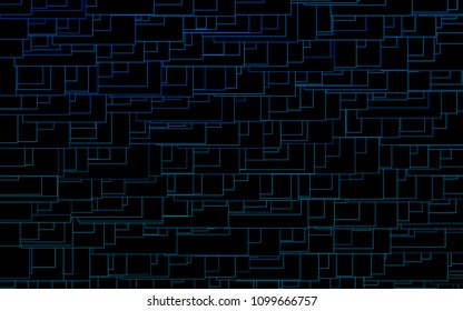 Light BLUE vector abstract textured polygonal background. Blurry rectangular design. The pattern with repeating rectangles can be used for background.