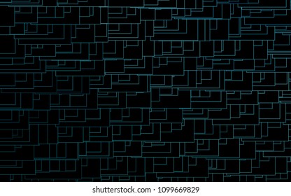 Light BLUE vector abstract textured polygonal background. Blurry rectangular design. The pattern with repeating rectangles can be used for background.