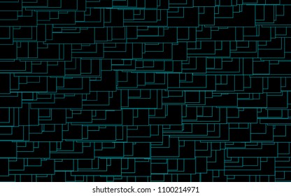 Light BLUE vector abstract textured polygonal background. Blurry rectangular design. The pattern with repeating rectangles can be used for background.