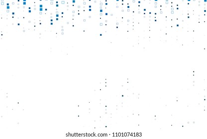 Light BLUE vector abstract textured polygonal background. Blurry rectangular design. The pattern with repeating rectangles can be used for background.