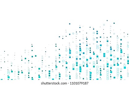 Light BLUE vector abstract textured polygonal background. Blurry rectangular design. The pattern with repeating rectangles can be used for background.