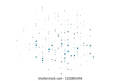 Light BLUE vector abstract textured polygonal background. Blurry rectangular design. The pattern with repeating rectangles can be used for background.