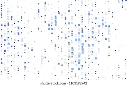 Light BLUE vector abstract textured polygonal background. Blurry rectangular design. The pattern with repeating rectangles can be used for background.