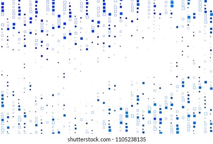Light BLUE vector abstract textured polygonal background. Blurry rectangular design. The pattern with repeating rectangles can be used for background.
