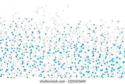 Light BLUE vector abstract textured polygonal background. Blurry rectangular design. The pattern with repeating rectangles can be used for background.