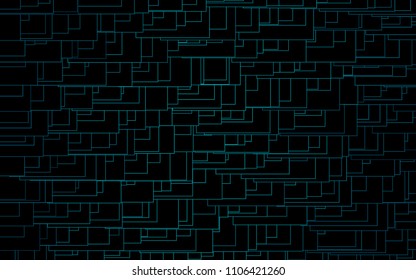 Light BLUE vector abstract textured polygonal background. Blurry rectangular design. The pattern with repeating rectangles can be used for background.