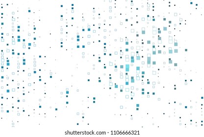 Light BLUE vector abstract textured polygonal background. Blurry rectangular design. The pattern with repeating rectangles can be used for background.