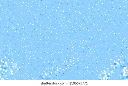 Light BLUE vector abstract textured polygonal background. Blurry rectangular design. The pattern with repeating rectangles can be used for background.