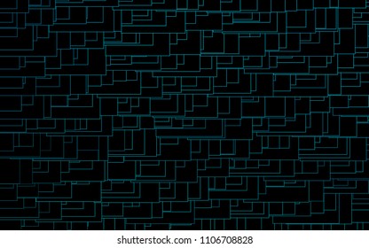 Light BLUE vector abstract textured polygonal background. Blurry rectangular design. The pattern with repeating rectangles can be used for background.