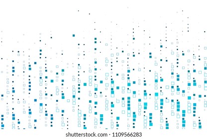 Light BLUE vector abstract textured polygonal background. Blurry rectangular design. The pattern with repeating rectangles can be used for background.