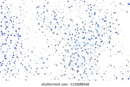 Light BLUE vector abstract textured polygonal background. Blurry rectangular design. The pattern with repeating rectangles can be used for background.