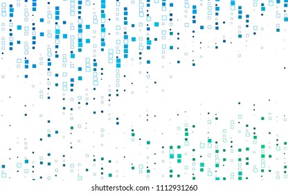 Light BLUE vector abstract textured polygonal background. Blurry rectangular design. The pattern with repeating rectangles can be used for background.