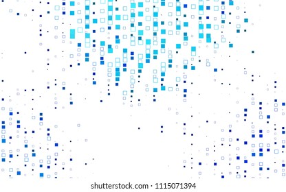 Light BLUE vector abstract textured polygonal background. Blurry rectangular design. The pattern with repeating rectangles can be used for background.