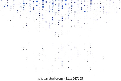 Light BLUE vector abstract textured polygonal background. Blurry rectangular design. The pattern with repeating rectangles can be used for background.