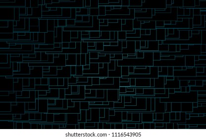 Light BLUE vector abstract textured polygonal background. Blurry rectangular design. The pattern with repeating rectangles can be used for background.